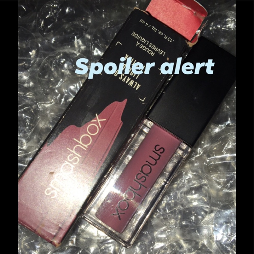 Smashbox lipstick,spoiler alert Bnib